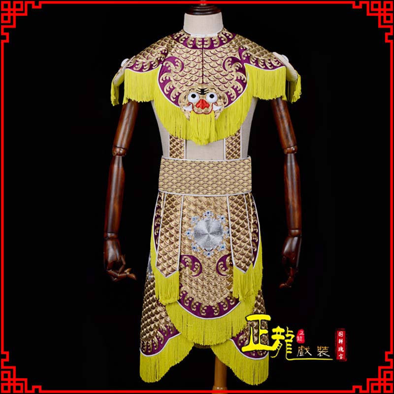 海东地武将士兵云肩鱼鳞侉子